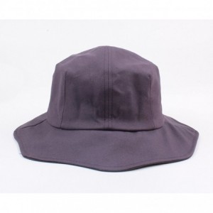 Sun Hats Women Sun Hats UV Protection Wide Brim Foldable Bucket Hat Beach Hat - Purple - CE18E9XODMK $17.07