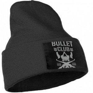 Skullies & Beanies Women & Men Bullet Club Winter Warm Beanie Hats Stretch Skull Ski Knit Hat Cap - Black - C718MGEIZGL $20.00