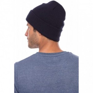 Skullies & Beanies Warm Winter Beanies Hat Cap for Men Women Toboggan Cuffed Knit Slouch - Heather Charcoal - C518KR3T6G4 $8.63