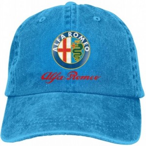 Baseball Caps Custom Printing Casual Dad-Hat Alfa Romeo Logo Cool Baseball Cap - Blue - CS18W5YCQCX $30.10