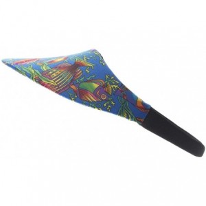 Visors Midsize Print Visor - Tropical Fish Blue - C612E3BEH75 $14.92