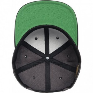 Visors Classic Flat Bill Snapback Cap - Dark Heather/Black - CZ12O7KLCUZ $9.52