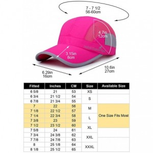 Baseball Caps 7-7 1/2 Quick Dry Breathable Ultralight Running Hat for Sport - B Series-pink - CA18EMEAXQ4 $12.18