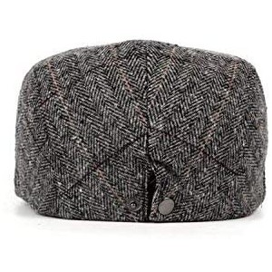 Newsboy Caps Men`s Classic Adjustable Ivy Irish Newsboy Golf Cap Hat - 573grey+570black - CG18YM47ULD $10.42