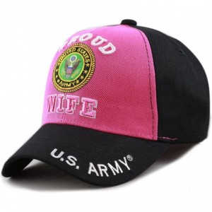 Baseball Caps Women's Military Proud Official Licensed One Size Cap - Black/Fuchsia-u.s. Army - C21800O4CRR $15.20