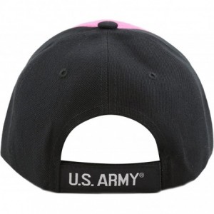 Baseball Caps Women's Military Proud Official Licensed One Size Cap - Black/Fuchsia-u.s. Army - C21800O4CRR $15.20