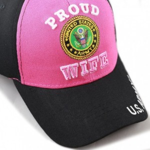 Baseball Caps Women's Military Proud Official Licensed One Size Cap - Black/Fuchsia-u.s. Army - C21800O4CRR $15.20