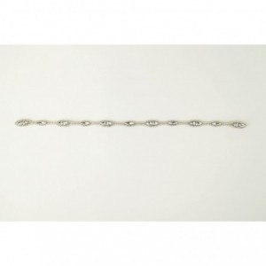 Headbands Authentic "Shauna" Silver Stretchband - Silver - C512G6TDBCT $29.57