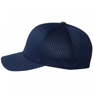 Baseball Caps Athletic Mesh Cap - Navy - CF1123PF68D $21.61