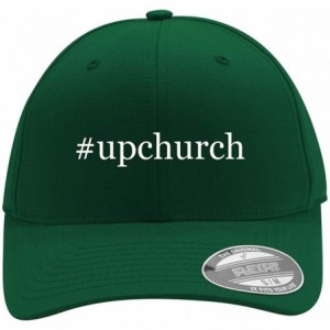 Baseball Caps Upchurch - Men's Hashtag Flexfit Baseball Cap Hat - Forest - CI18WY7ASM3 $16.15
