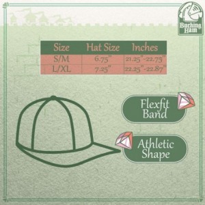 Baseball Caps Upchurch - Men's Hashtag Flexfit Baseball Cap Hat - Forest - CI18WY7ASM3 $16.15