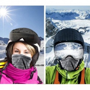 Balaclavas Balaclava Warmer Windproof Breathable - Gray+dark Blue - C018ZCUW6WS $15.96