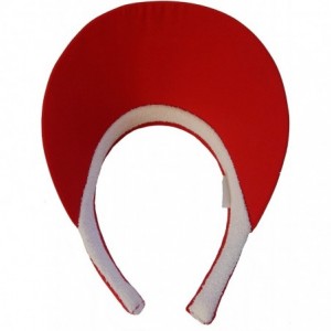 Visors Cushees Cloth Covered Clip-On Visor [233] - Red - CF18HW3T9D7 $11.85