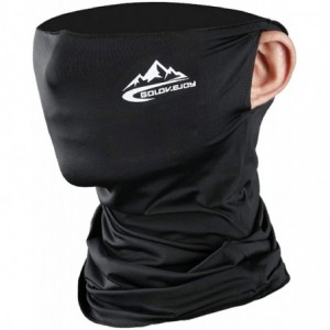 Balaclavas Neck Gaiter Scarf Sun UV Protection Balaclava Breathable Face Mask Outdoor Activity Head Wrap - Black 1 - CR198S7G...