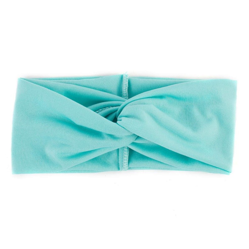 Headbands Leopard Headbands Hairbands Headband Bandanas - Teal - CG18WYAW380 $22.93