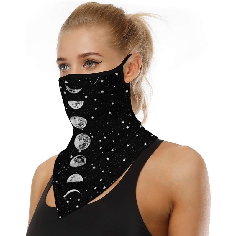 Balaclavas Face Bandana Ear Loops Stylish Men Women Neck Gaiters for Dust Wind Motorcycle - Color 16 - CY198H2S9T4 $18.04