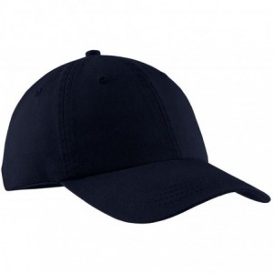 Baseball Caps Port & Company Men's Pigment Dyed Cap - Navy - CY11QDRXE81 $9.61
