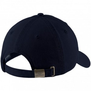 Baseball Caps Port & Company Men's Pigment Dyed Cap - Navy - CY11QDRXE81 $9.61