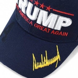 Baseball Caps Original Exclusive Donald Trump 2020" Keep America Great/Make America Great Again 3D Signature Cap - CX18DUULMZ...