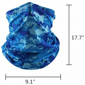 Balaclavas Cooling Neck Gaiter Face Mask for Men Women Outdoor - Camouflage Bandana Dust Wind Balaclava Headwear - CS197SHZM3...