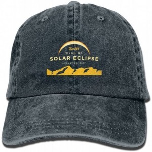 Cowboy Hats Wyoming Total Solar Eclipse August 21 2017 Adult Fashion Cowboy Hat - Navy - C21855M6CTU $26.36