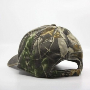 Baseball Caps Heavy Washed Wax Coated Cotton Adjustable Low Profile Men Women Baseball Cap - Dark Brown/Camouflage - CG1920N3...