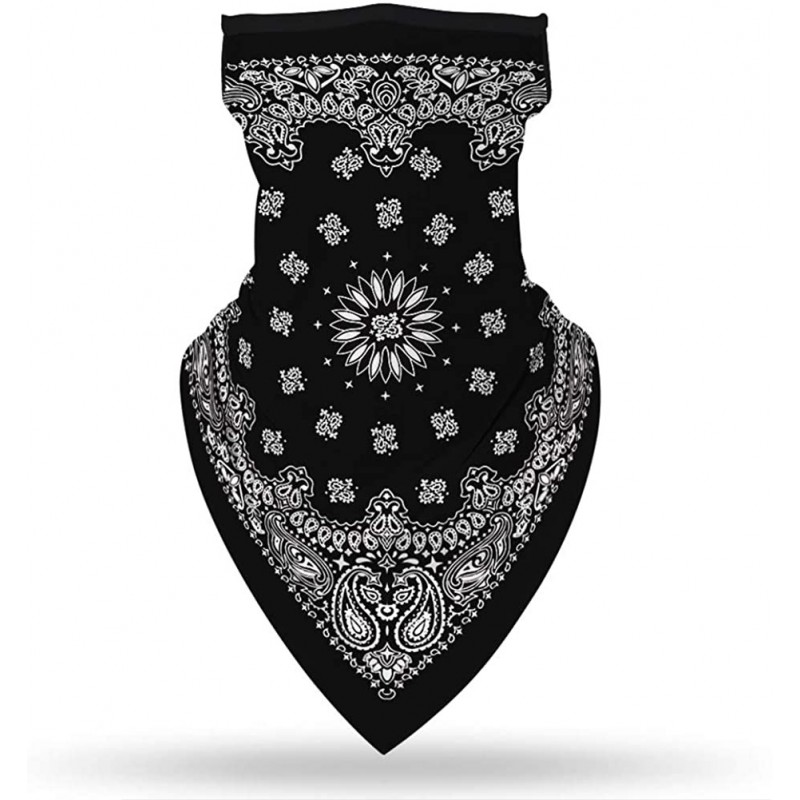 Balaclavas Men Women Ear Loops Face Scarf Neck Gaiters Bandana Mask Balaclava for Dust Wind - 7 - C1198UZ7O23 $14.36