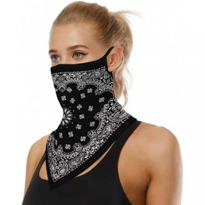 Balaclavas Men Women Ear Loops Face Scarf Neck Gaiters Bandana Mask Balaclava for Dust Wind - 7 - C1198UZ7O23 $14.36