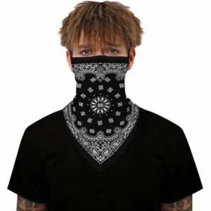 Balaclavas Men Women Ear Loops Face Scarf Neck Gaiters Bandana Mask Balaclava for Dust Wind - 7 - C1198UZ7O23 $14.36