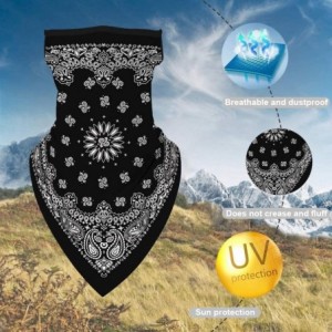 Balaclavas Men Women Ear Loops Face Scarf Neck Gaiters Bandana Mask Balaclava for Dust Wind - 7 - C1198UZ7O23 $14.36