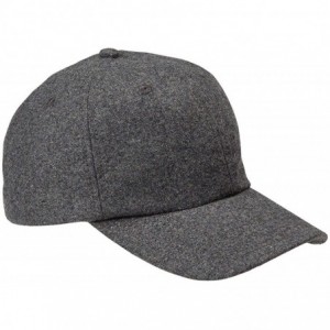Baseball Caps Wool Baseball Cap (BA528) - Charcoal - CK11UCUB027 $19.08