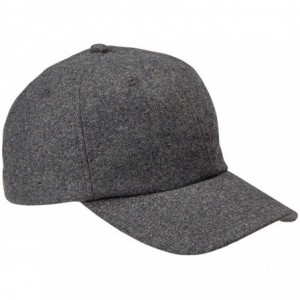 Baseball Caps Wool Baseball Cap (BA528) - Charcoal - CK11UCUB027 $7.68