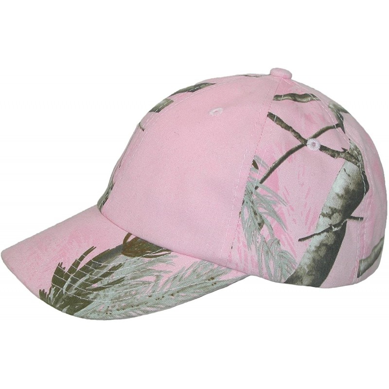 Baseball Caps Women's Kati Treestand Pink Camo Baseball Hat - Pink Real Tree - C011K4BW8UH $10.93