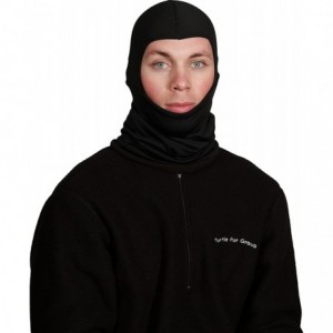 Balaclavas Comfort Shell UV Shellaclava One Piece Balaclava and Neck Warmer - Black - CJ110BWCP57 $22.25