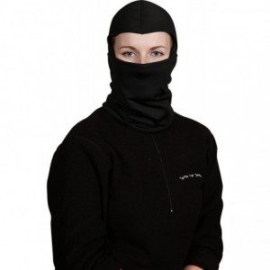 Balaclavas Comfort Shell UV Shellaclava One Piece Balaclava and Neck Warmer - Black - CJ110BWCP57 $22.25