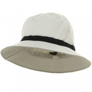 Sun Hats Oversized Water Repellent Brushed Golf Hat - White - C211M6KRH8R $21.38