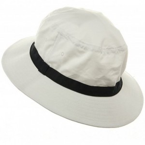 Sun Hats Oversized Water Repellent Brushed Golf Hat - White - C211M6KRH8R $21.38