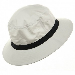 Sun Hats Oversized Water Repellent Brushed Golf Hat - White - C211M6KRH8R $21.38