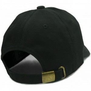 Baseball Caps Washed Cotton Dad Cap - Black - CN18722OYGS $13.23