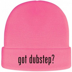 Skullies & Beanies got Dubstep? - Soft Adult Beanie Cap - Pink - C518AXNE2KK $18.38