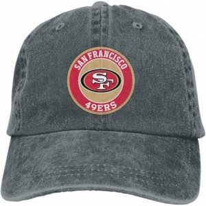 Baseball Caps Men and Women General Caps San Francisco 49ers Hat Cotton Baseball Cap - Deep Heather - C519240E0LR $18.52