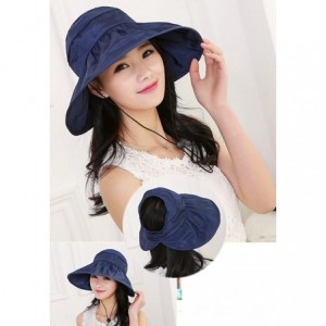 Sun Hats Summer Bill Flap Cap UPF 50+ Cotton Sun Hat Neck Cover Cord for Women - Dark Red - C918DL87EDI $9.91