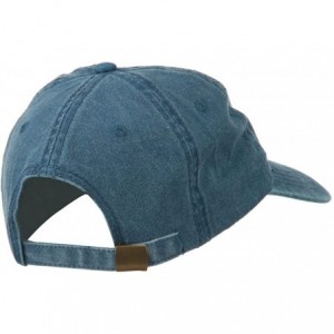 Baseball Caps Hawaii Flower Aloha Embroidered Washed Cap - Blue - CH11RNPI5SV $27.20